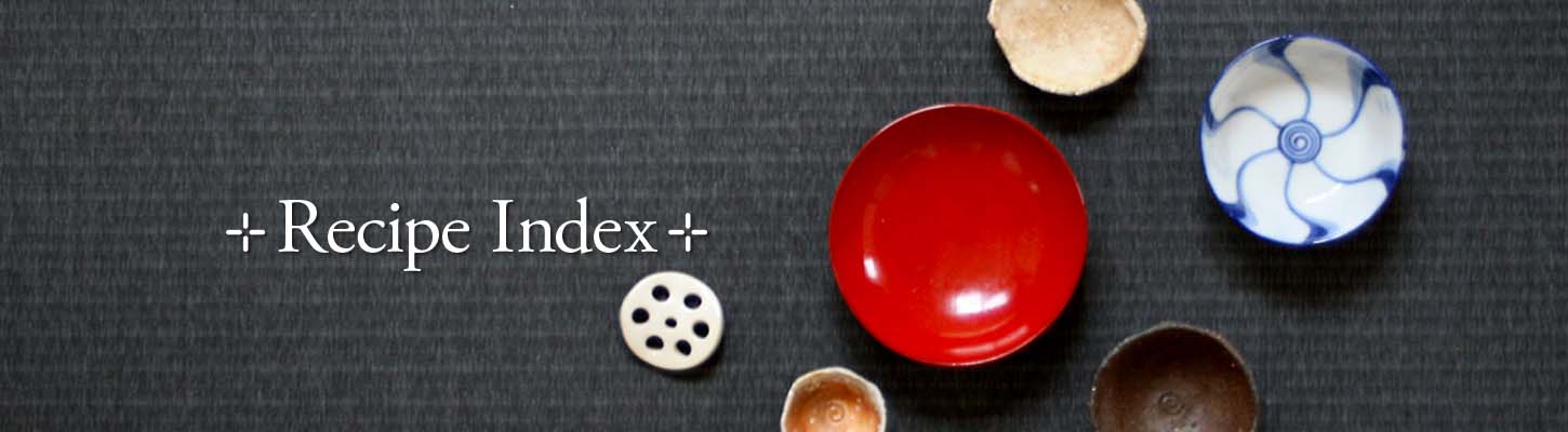 Recipe Index